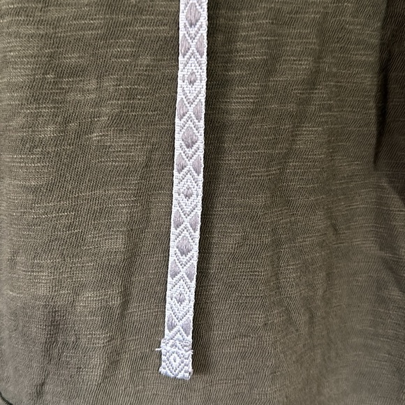 ❌SOLD❌Heather Green Olive Zipup Hoodie - Picture 5 of 6